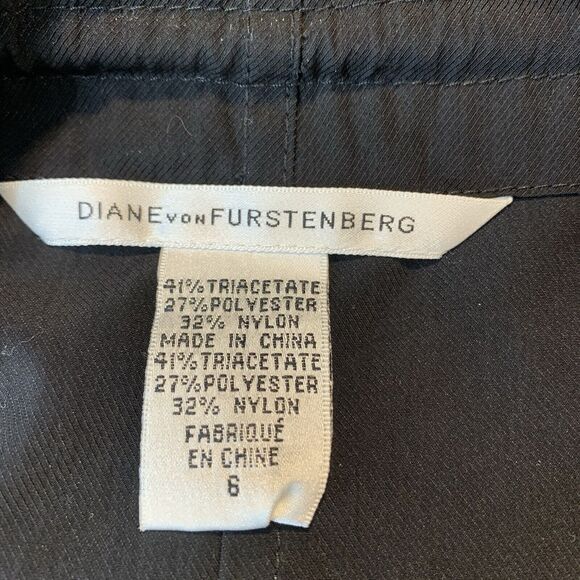 Diane Von Furstenberg Tassel Belted Pants Slip Pockets Gathered Waist Size 6 - Picture 12 of 13